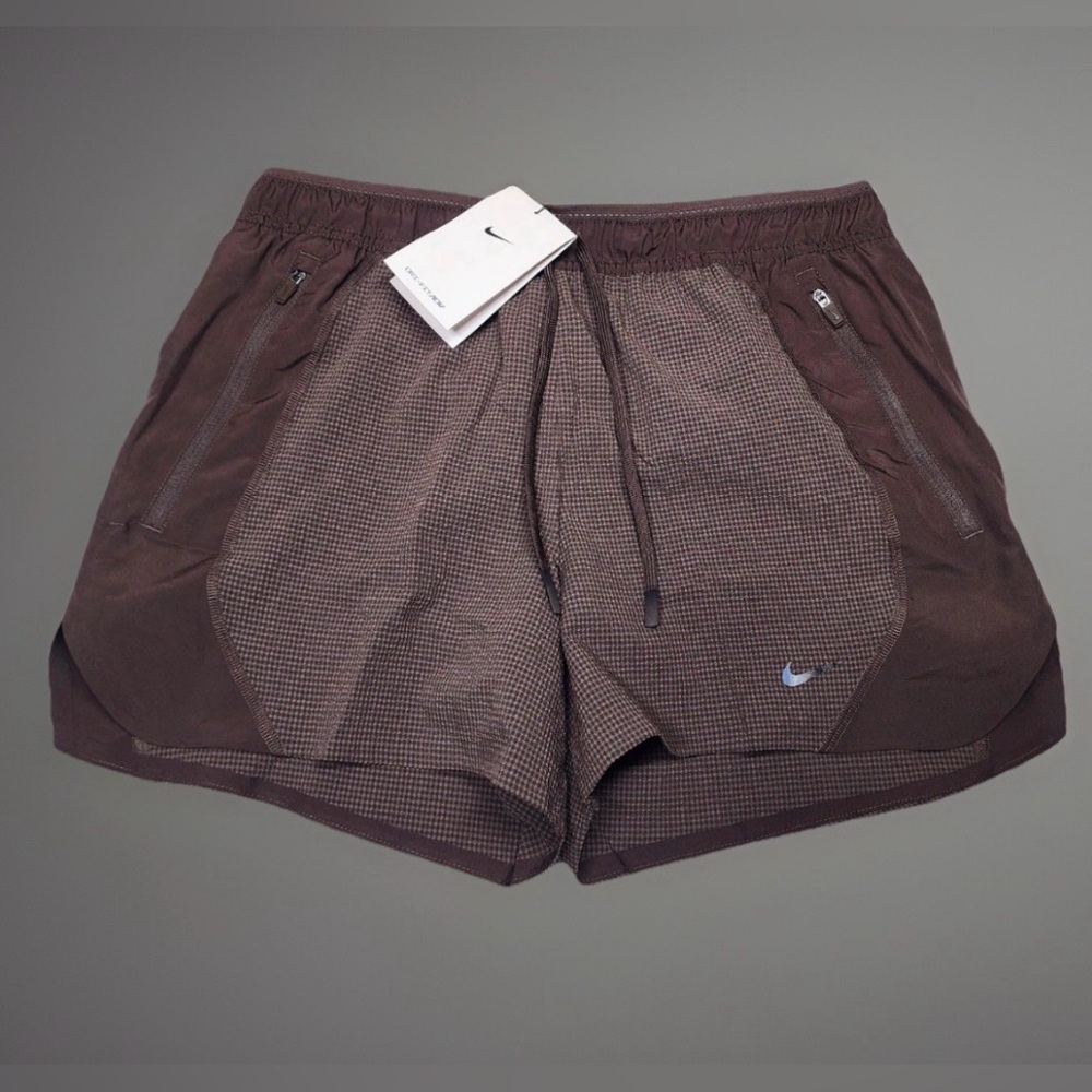 Nike Dri-Fit ADV Run 5" Brief Lined Running Shorts Brown Mens Size M HV2008-237